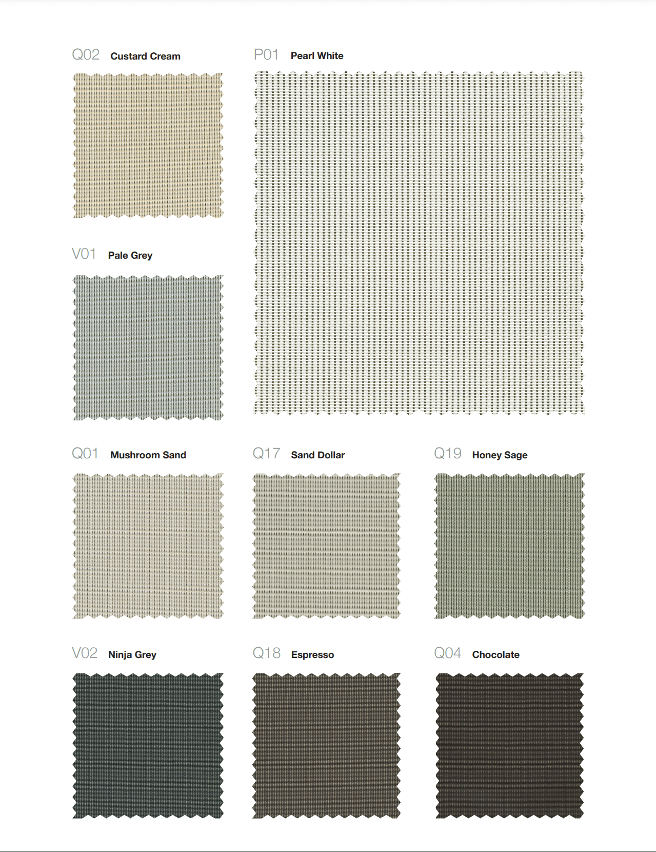 Phifer® SheerWeave® 3000 Sample Card