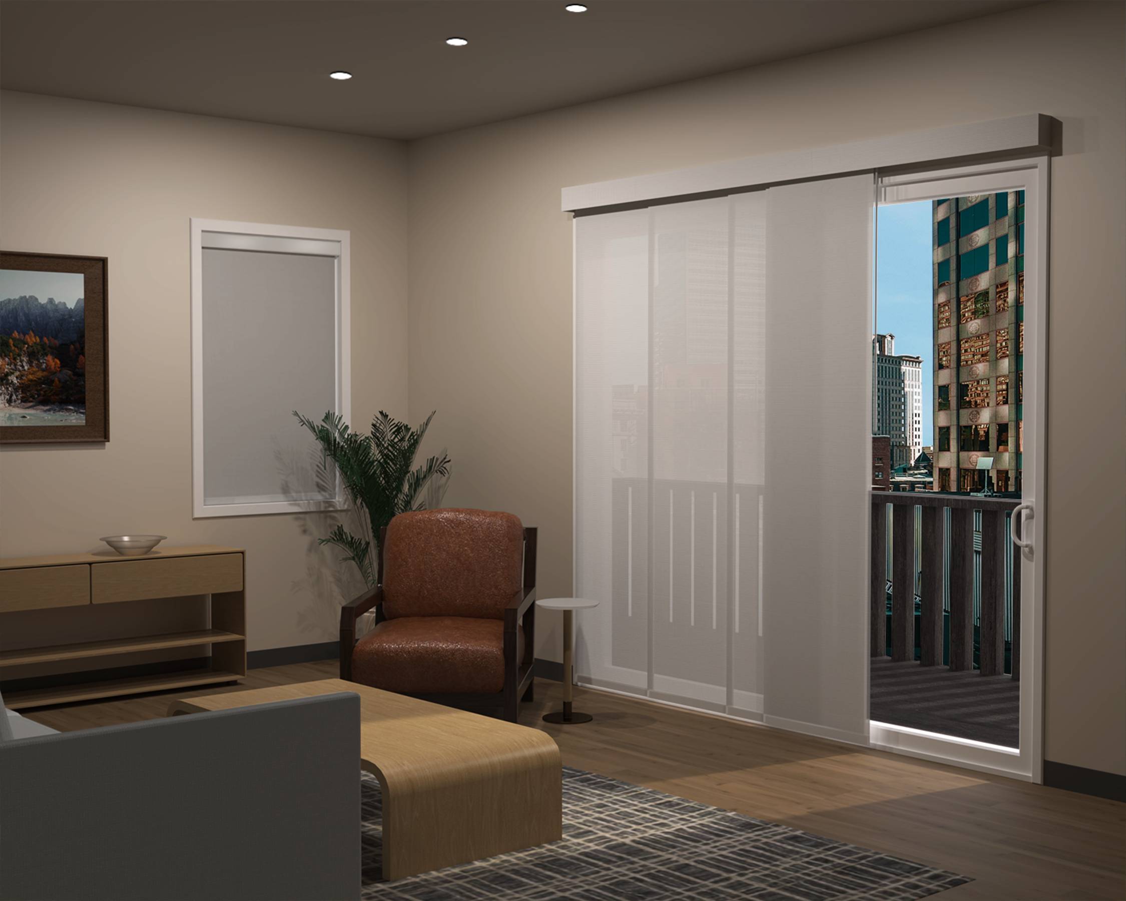 Sliding Panel Shades